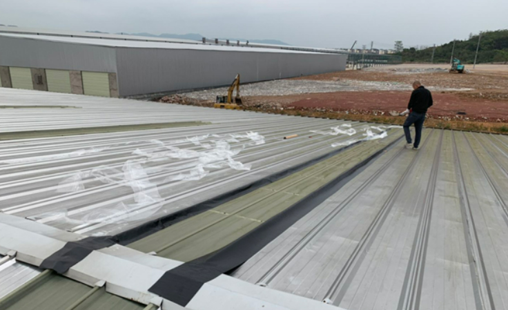 蚌山厂房屋面防水维修案例